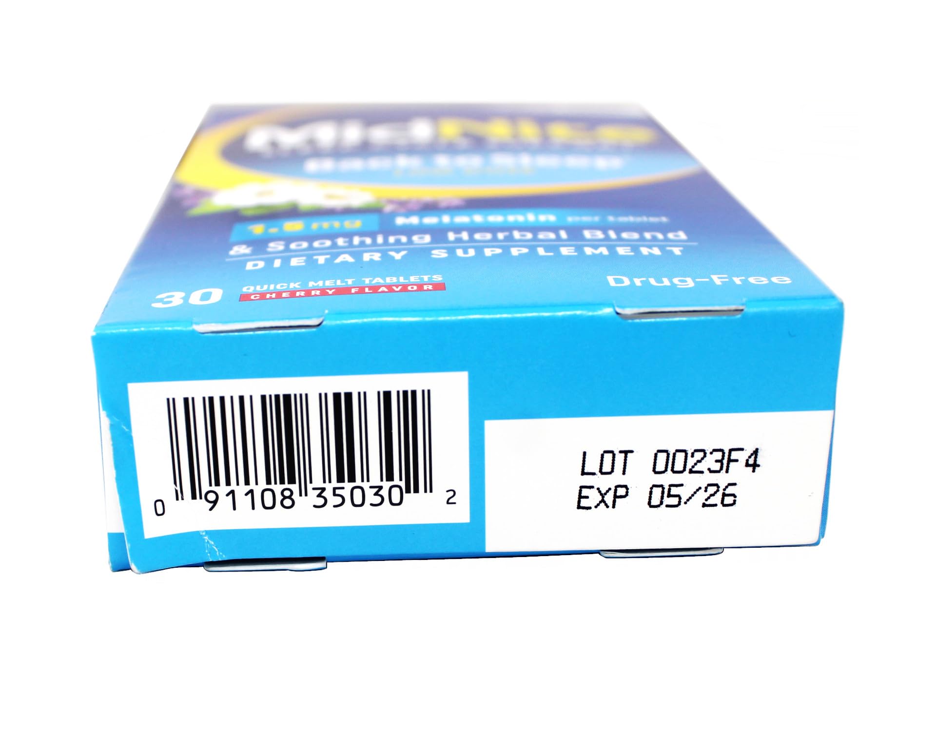 MidNite Sleep Cycle Support – bouteille pratique pour une utilisation nocturne sans effort.