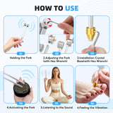 Mieaoll activateur et diapason en action, démonstration d’utilisation simple.