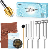 Mieaoll diapason 128hz dans la main, favorise la concentration lors de la méditation.