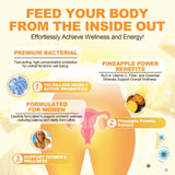 Migcopat bonbons gélifiés ananas – prébiotiques et enzymes pour confort intestinal.