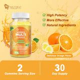 Migcopat Gommes femmes, folate et B12 bioactifs pour l'absorption et l'énergie.