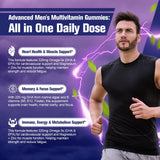 Migcopat Multivitamines Homme, gommes énergie, soutien concentration et endurance.