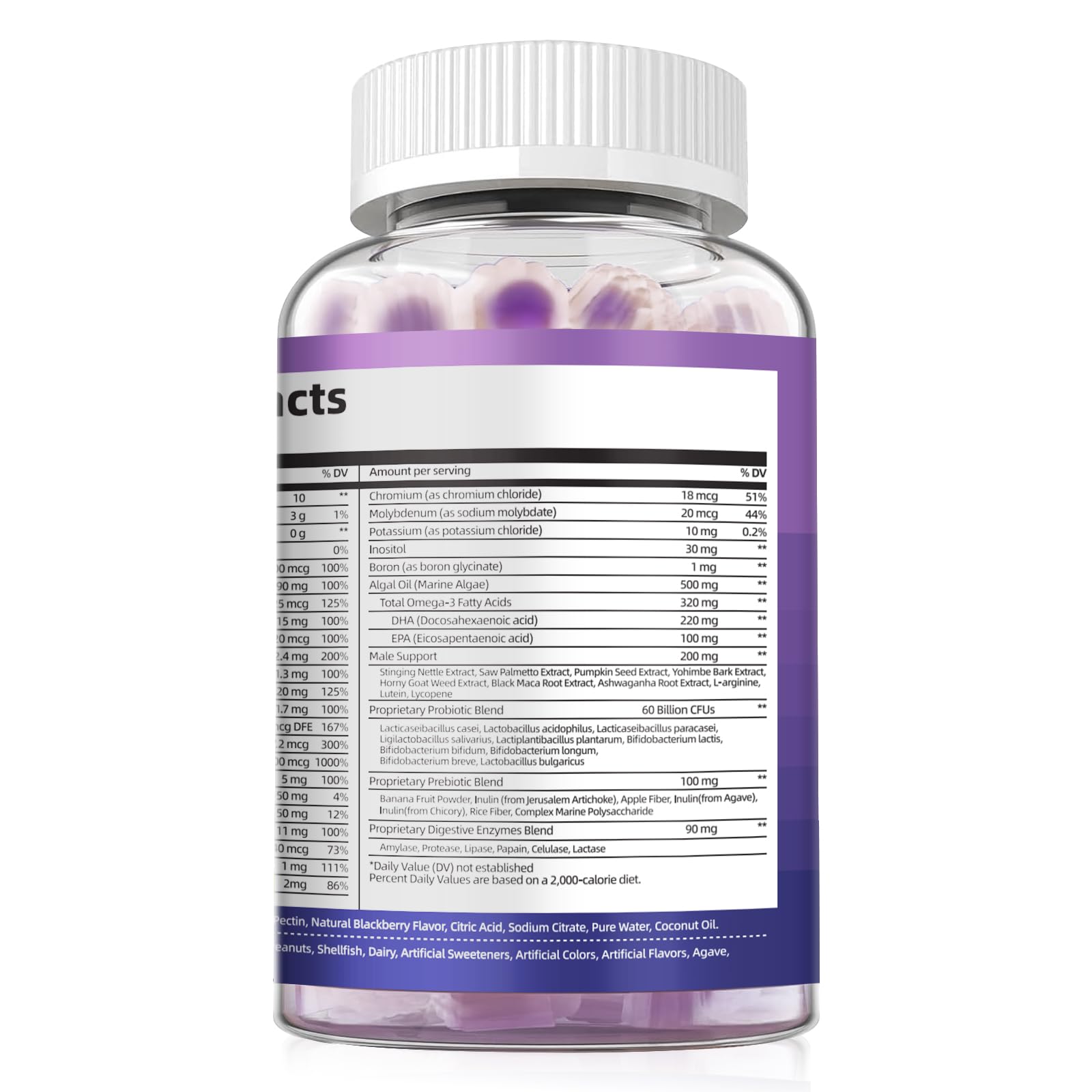 Migcopat Multivitamines Homme, produit vegan sans allergènes courants.