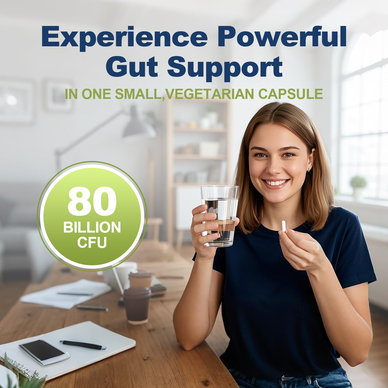 Migcopat Probiotiques, emballage vegan et sans allergènes.