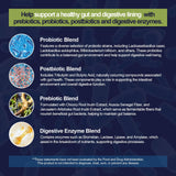 Migcopat Probiotiques, synbiotique 4-en-1 pour équilibre digestif potentiel.