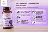 MigraNova capsules: format vegan facile à intégrer dans une routine.