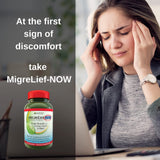 MigreLief-NOW : capsules végétariennes prêtes à être utilisées au besoin.