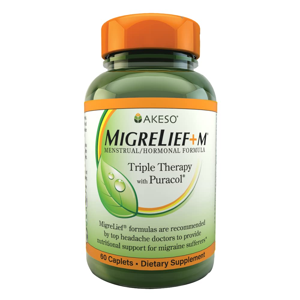 MigreLief+M montre sa bouteille pratique pour une prise quotidienne facile.