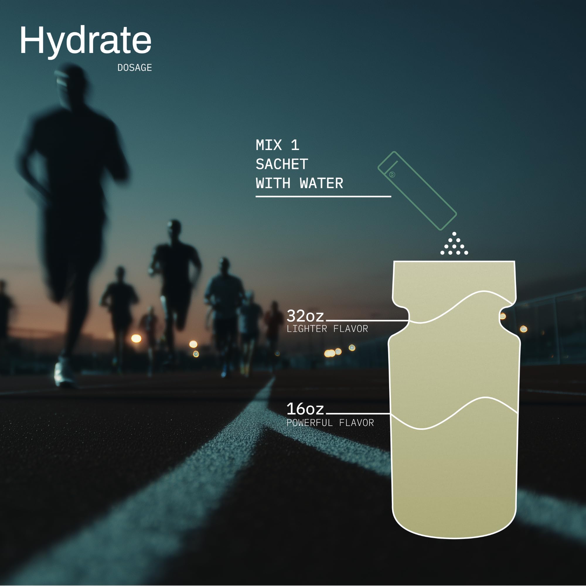 Verser Mikra Hydrate dans l'eau donne une boisson fraîche et équilibrante.