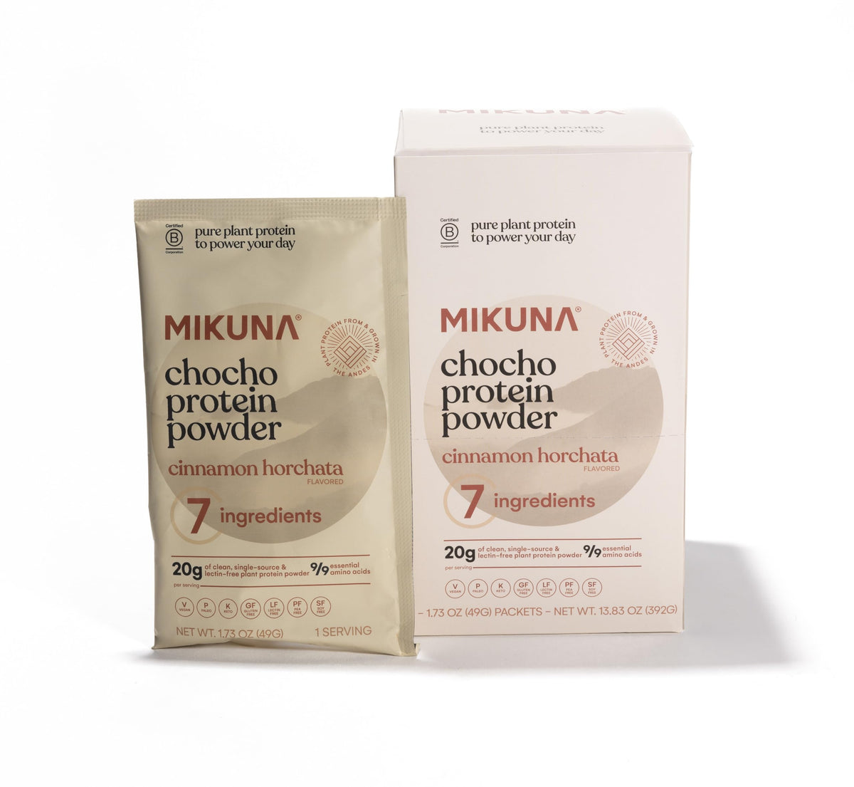 Poudre protéinée Mikuna Chocho, source végétale pour récupération et énergie.