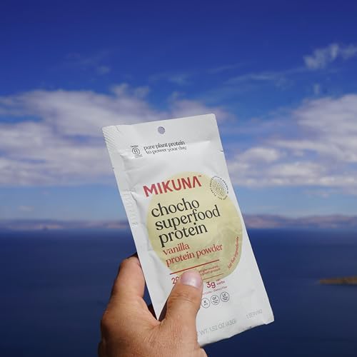 Utilisation quotidienne Mikuna Chocho Protéine vanille, énergie naturelle potentielle.