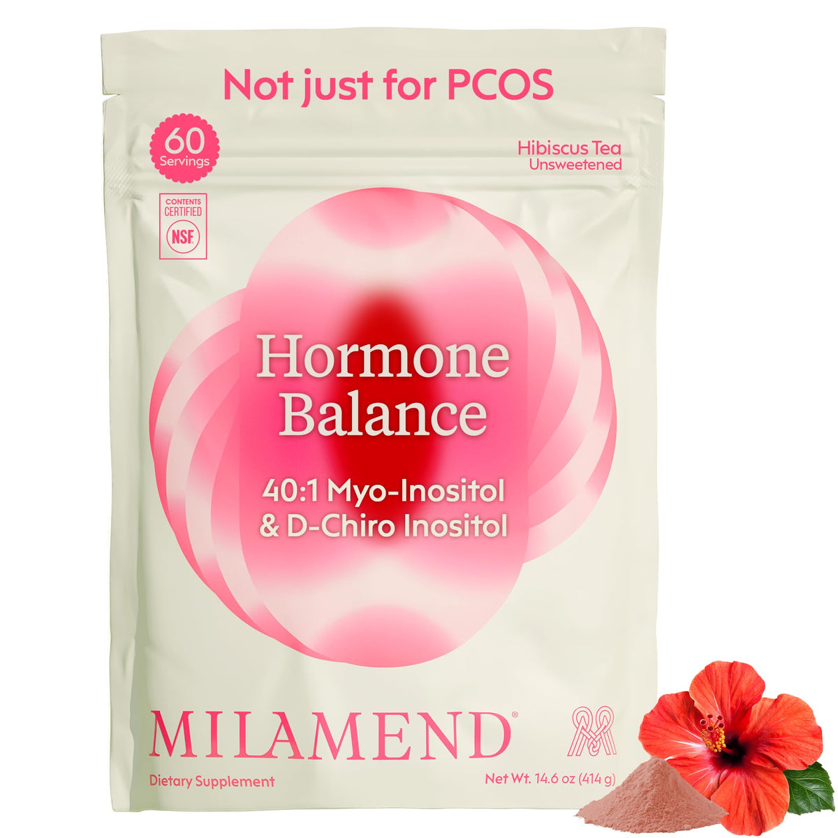 Milamend équilibre hormonal 40:1 – flacon et énergie stable tout au long de la journée