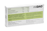 milDAO sachet foil stabilité protège l’activité enzymatique des comprimés.