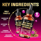 Milivol ingrédients-pissenlit-artichaut-curcuma, mélange naturel pour le confort quotidien.