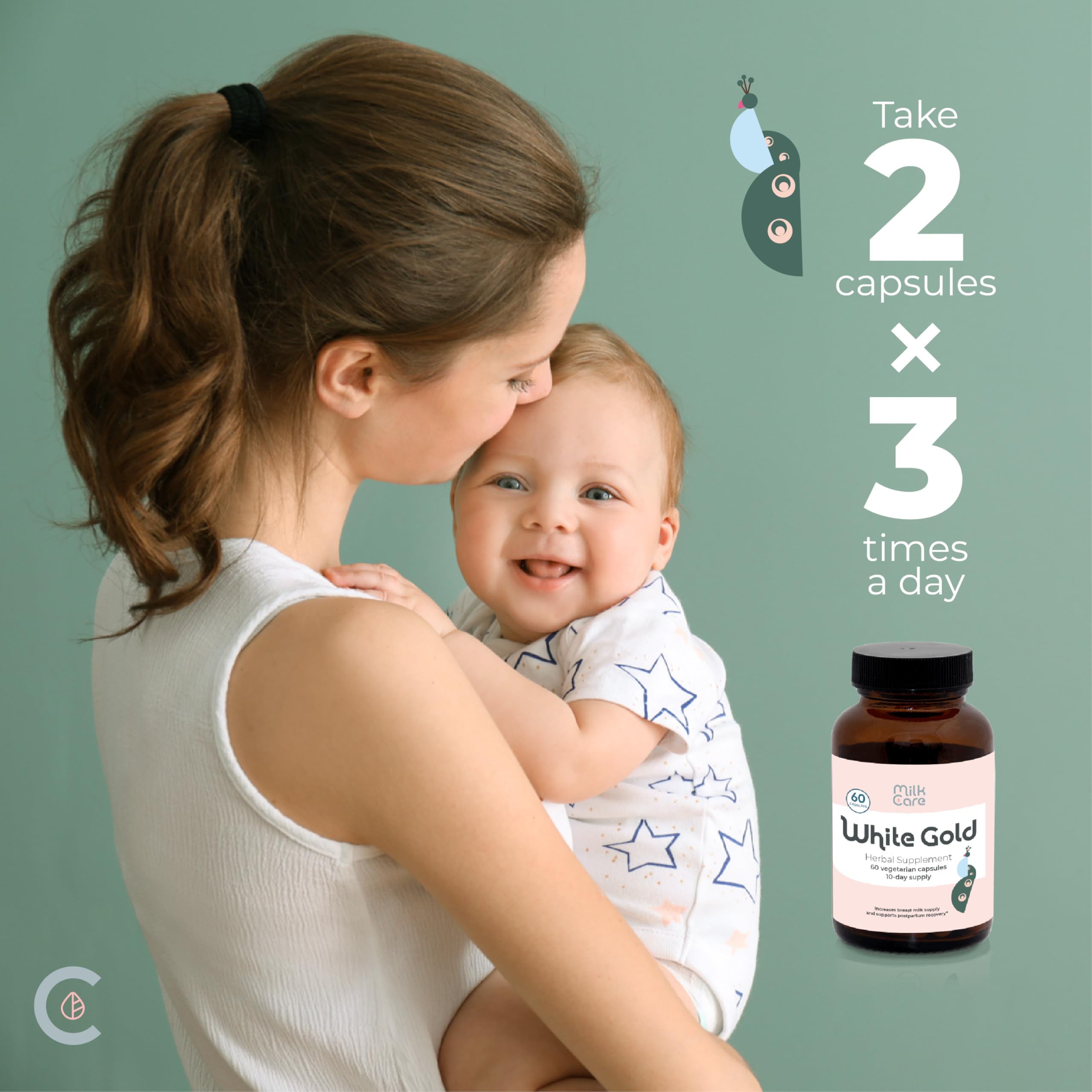 Milkcare White Gold emballage est pratique et facile à manipuler.