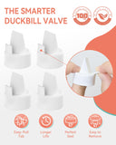 MilkFlow valves à bec de canard pour Spectra 9 Plus, lot de 4, aspiration constante.
