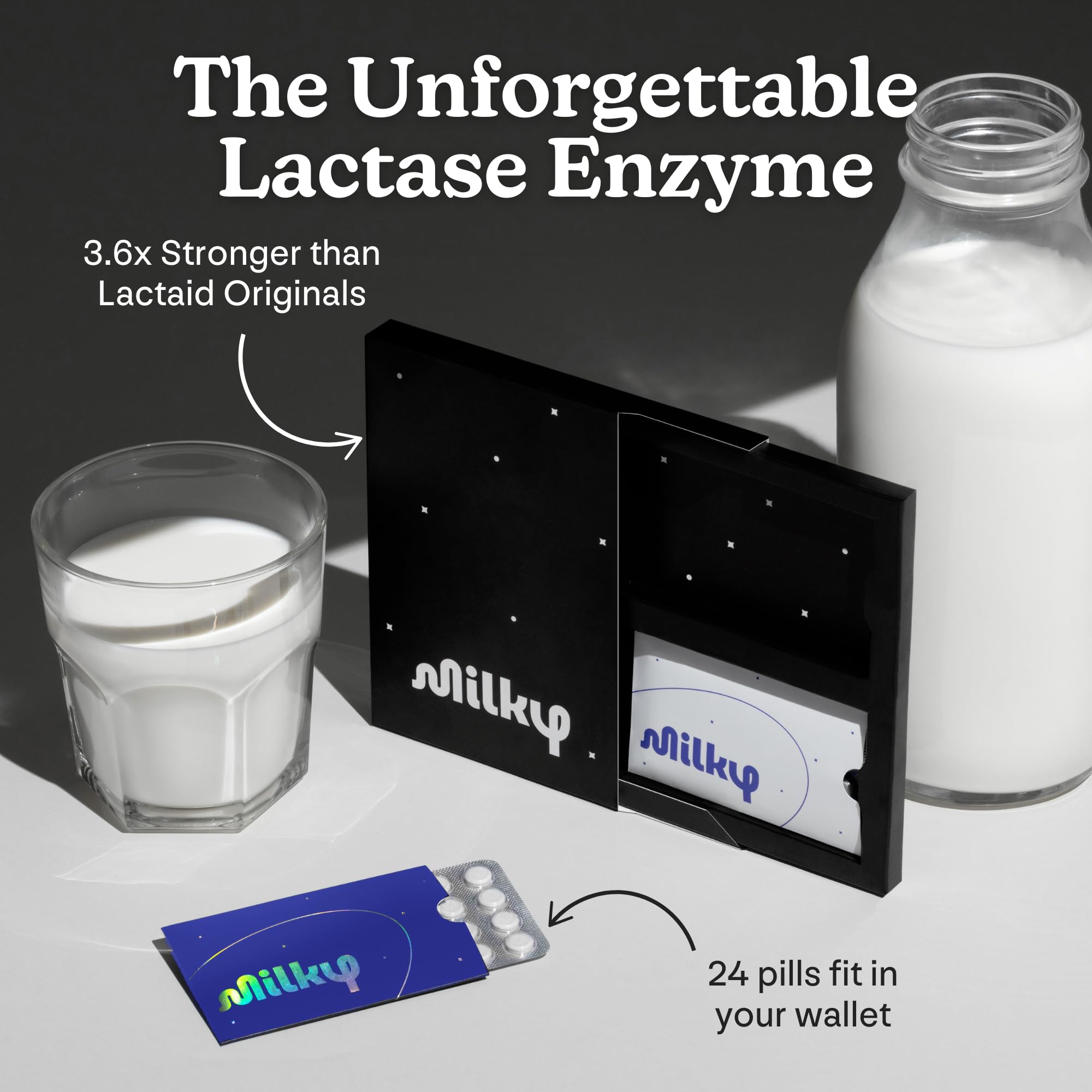 Soulagement rapide des ballonnements et gaz grâce aux enzymes Milky