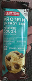 Millville Elevation barre protéinée pâte à cookies fiche nutritionnelle claire.