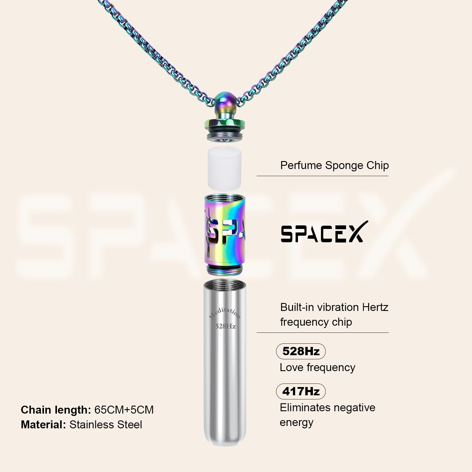 Milumber collier méditation zen favorise respiration consciente.