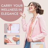 Finitions luxueuses et couleur rose avec Mimi Medcessories.