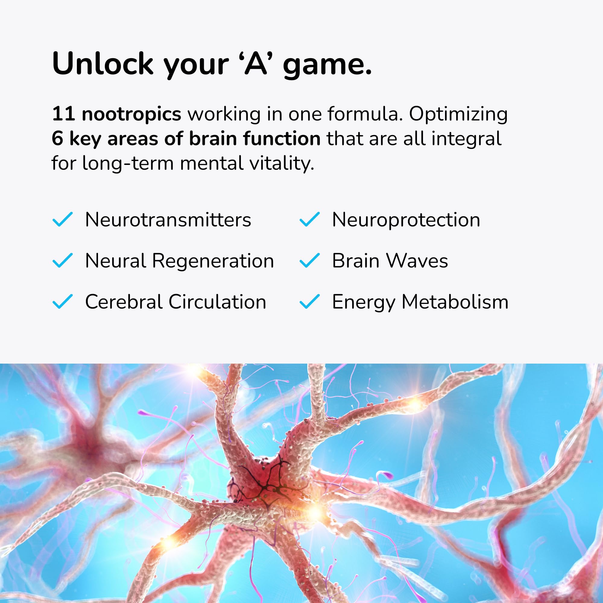 Mind Lab Pro MLP4 emballage élégant prêt à une routine quotidienne.