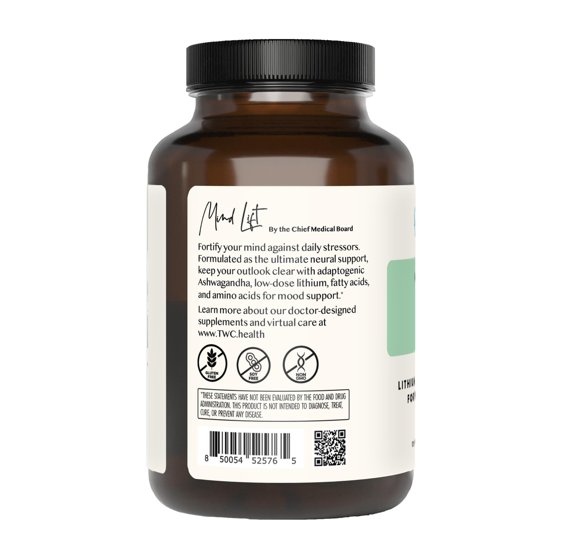 Mind Lift — capsules dans la main, promesse de clarté mentale potentielle.