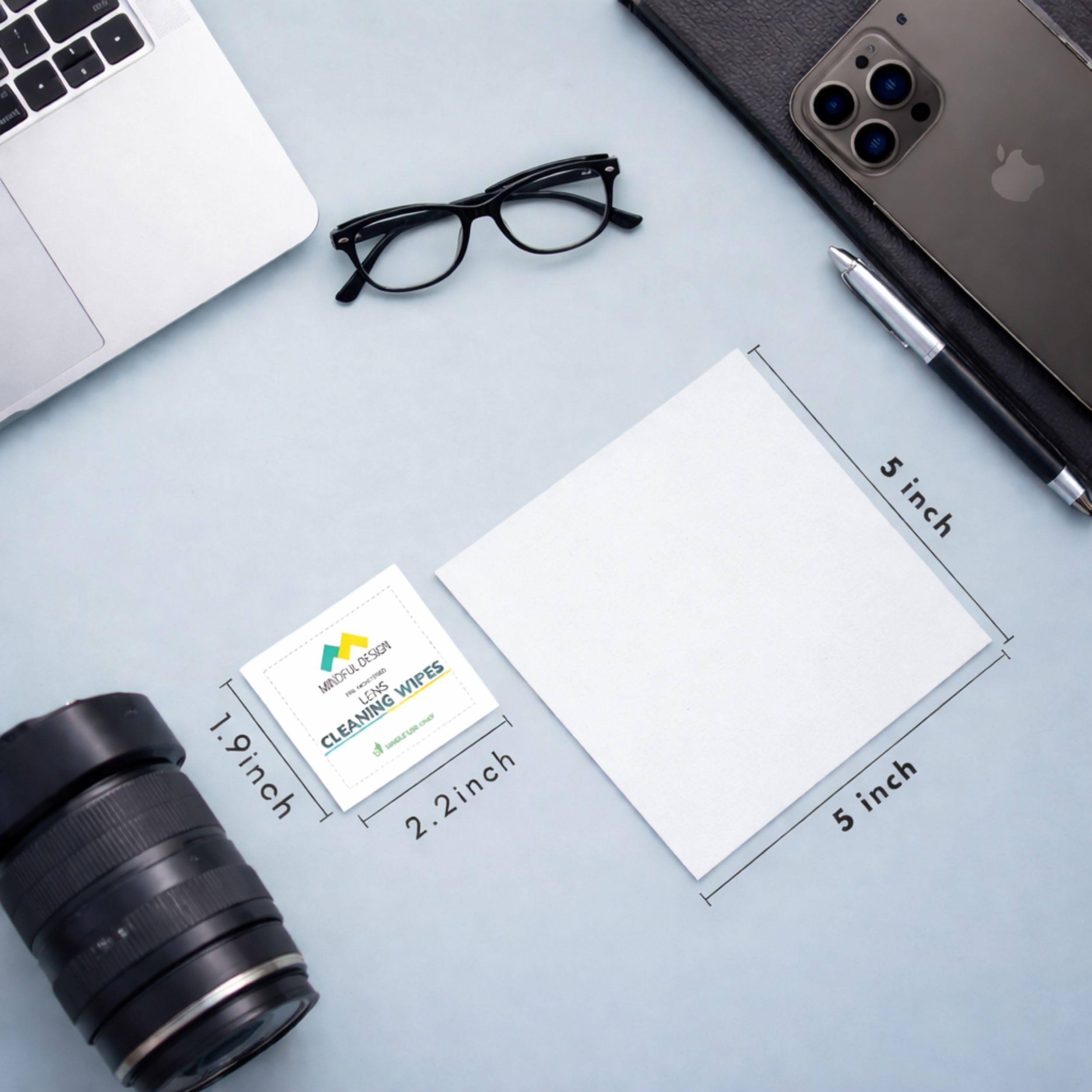 Mindful Design lingettes voyage: compactes et adaptées aux déplacements.