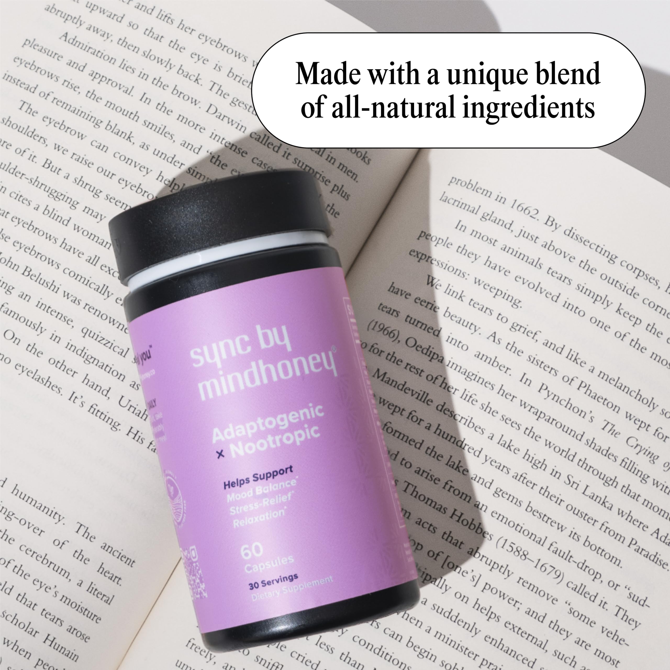 Mindhoney Sync: magnésium et ashwagandha pour le bien-être.