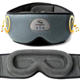Mindsight DriftBand: masque noir avec occlusion complète pour des nuits plus calmes.