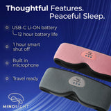 Mindsight DriftBand: sangle Velcro réglable pour un ajustement sûr et confortable.