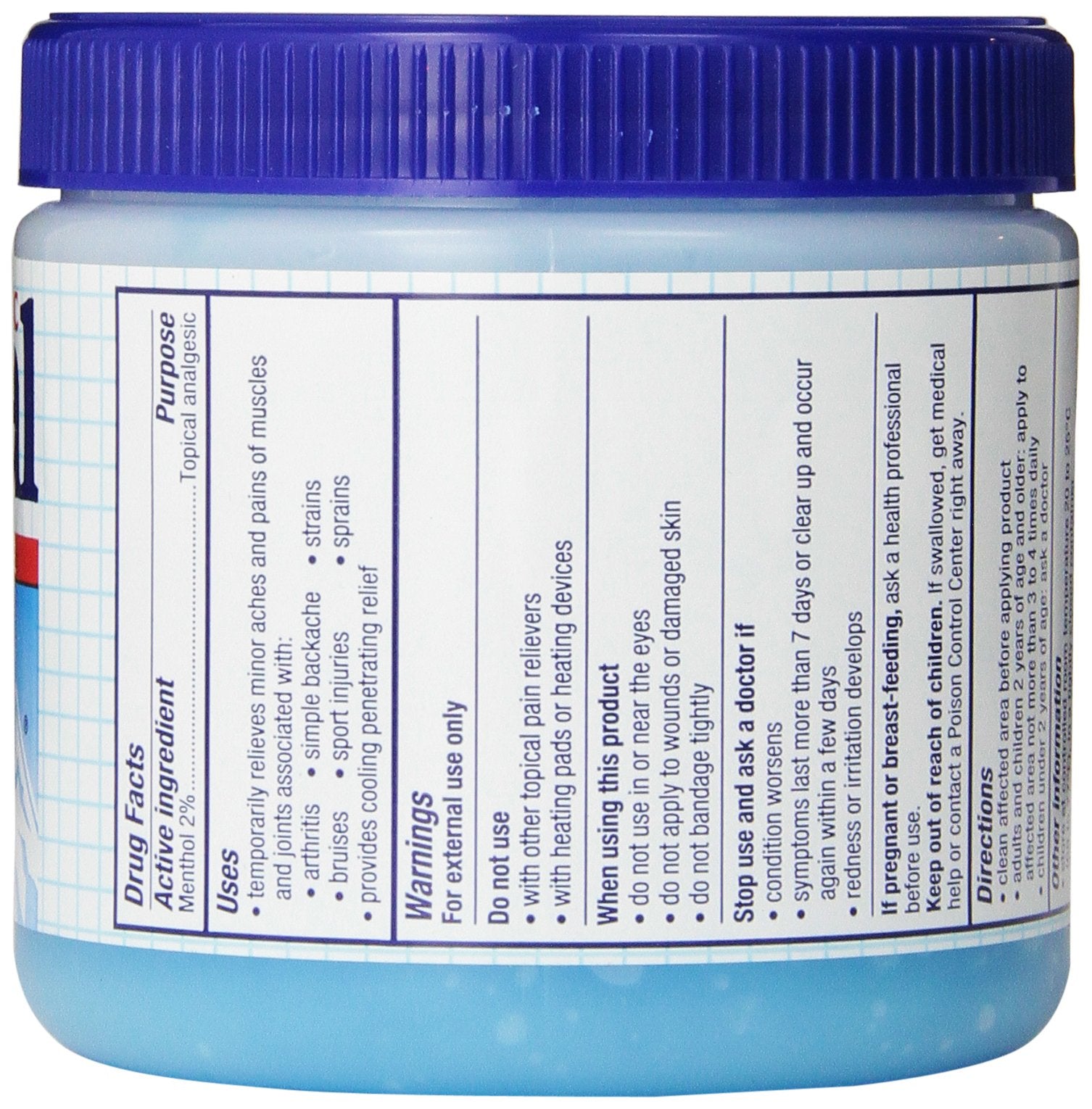 Application Genou Mineral Ice: gel frais pénètre pour un soulagement ciblé.