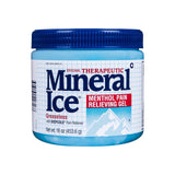 Mineral Ice gel-application : soulagement ciblé des muscles et articulations.
