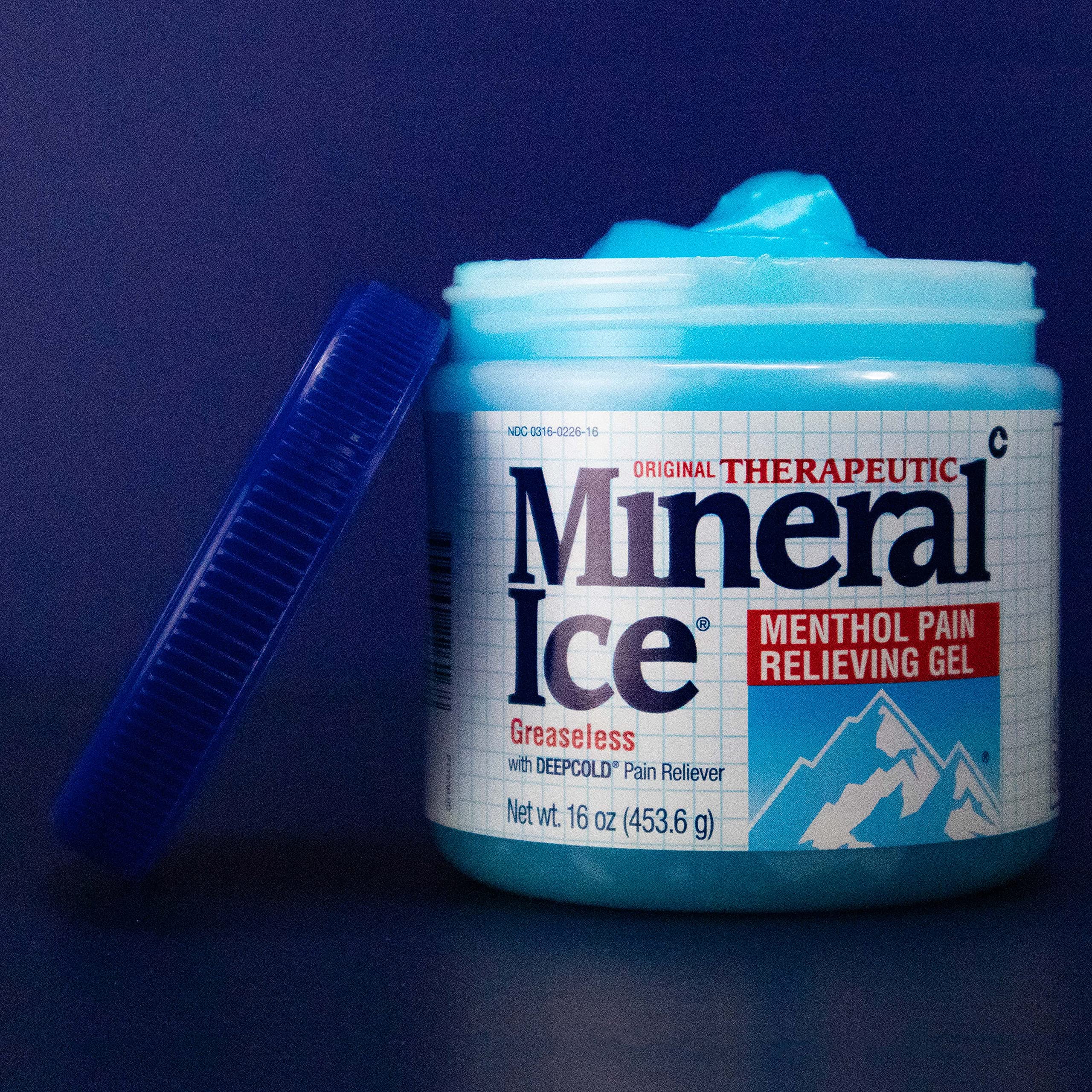 Mineral Ice gel-pénétration-profonde : pénétration rapide pour douleurs musculaires.