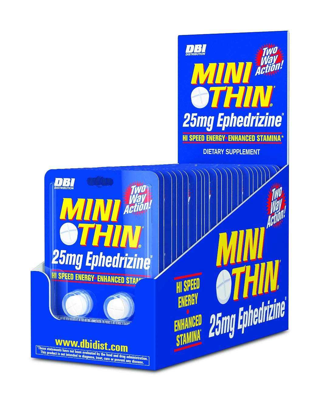 Mini Thin bouteille pilules – énergie rapide pour rester alerte.