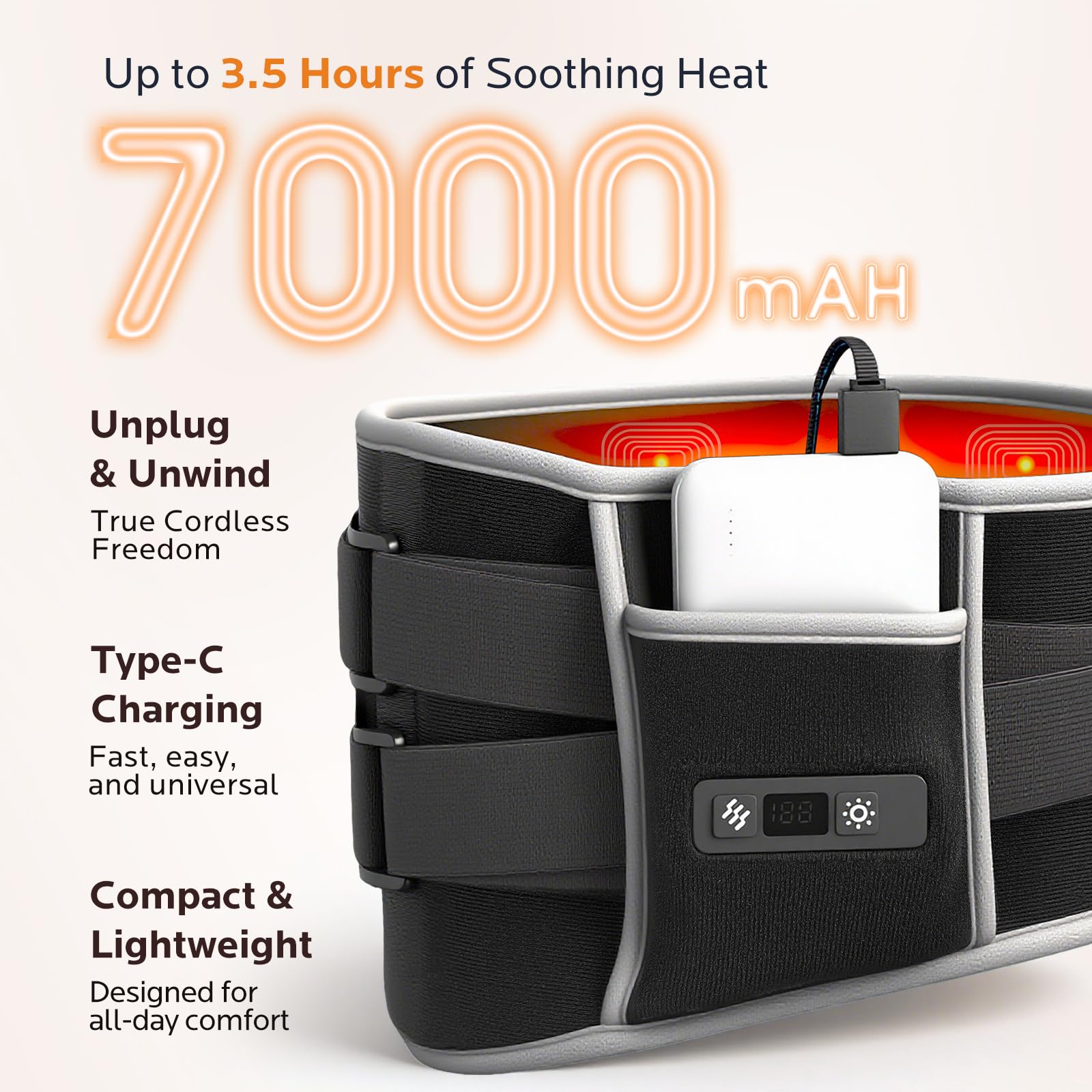 MineeCozee utilisation quotidienne pour soulager fatigue et tension lombaire.