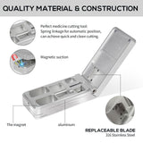 Lames inox remplaçables du Minlen garantissant une coupe nette.
