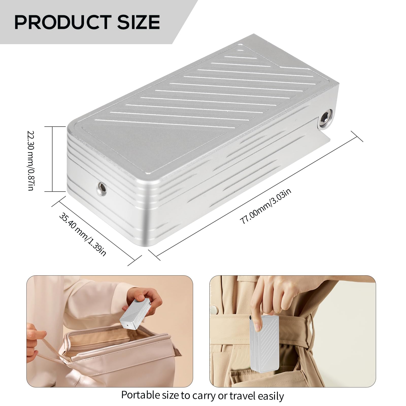 Etui en PU portable pour transporter l appareil en toute sécurité.
