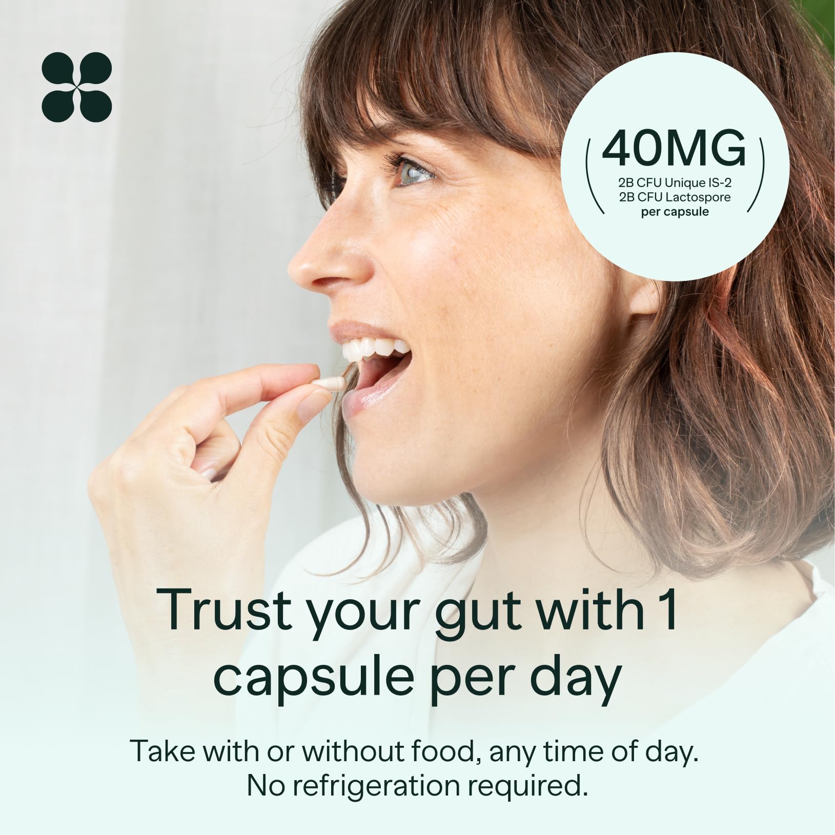 MIOME IB-PRO usage quotidien capsule facile à avaler sans réfrigération.