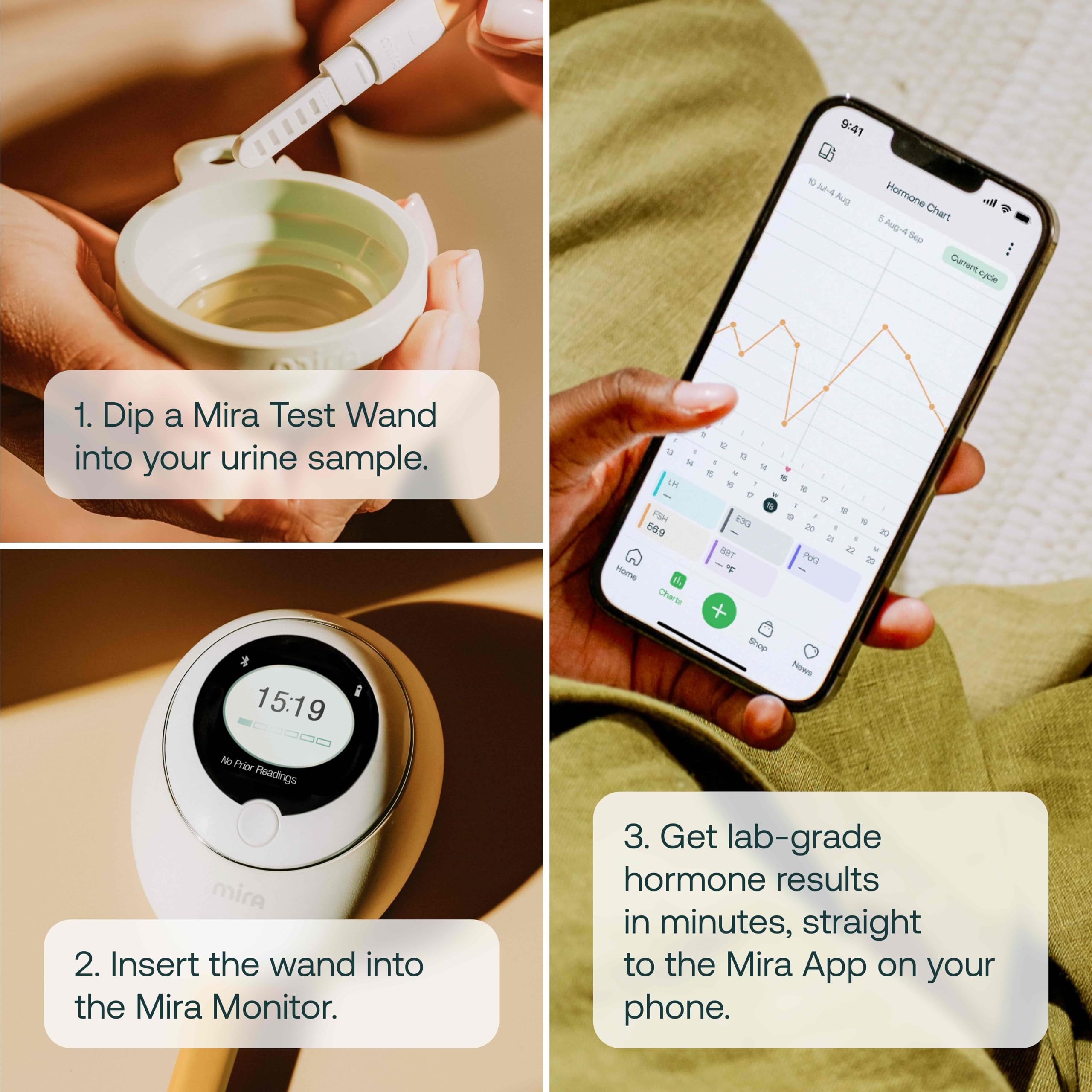 Application Mira pour le suivi du cycle et les insights