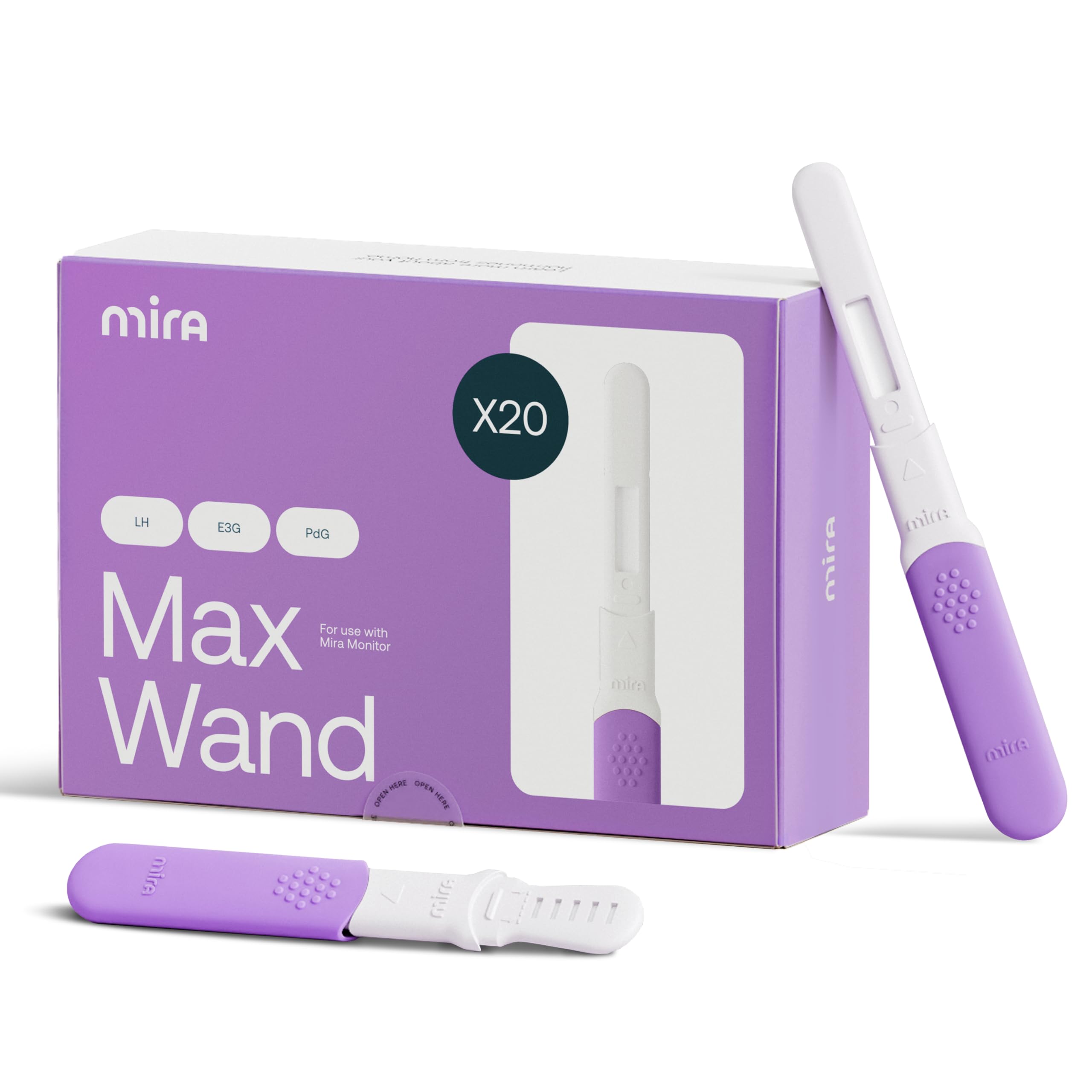 MIRA Fertilite Max - baton-test montrant le depot d'urine pour ovulation.