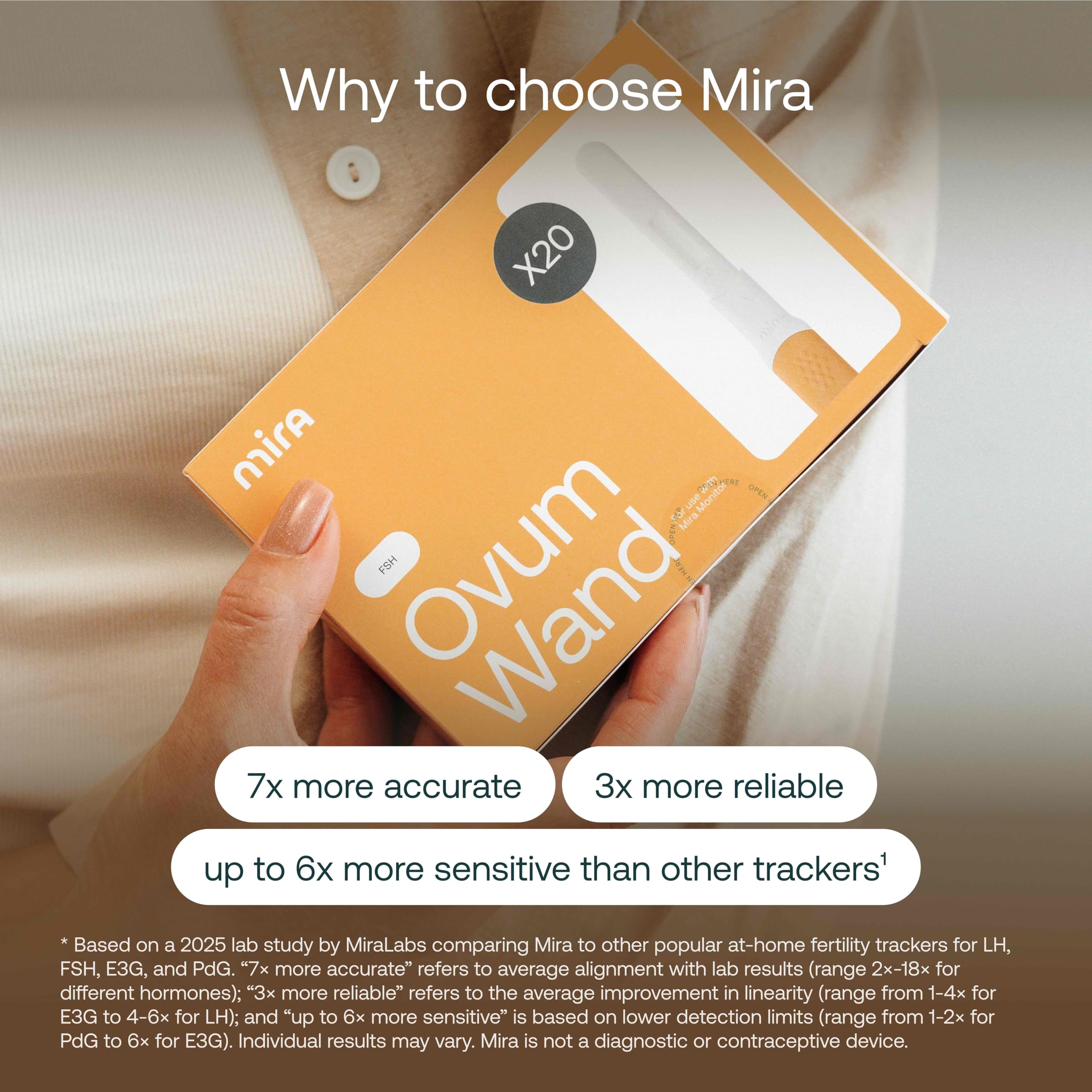 Kit complet Mira pour tester et suivre la fertilité au quotidien