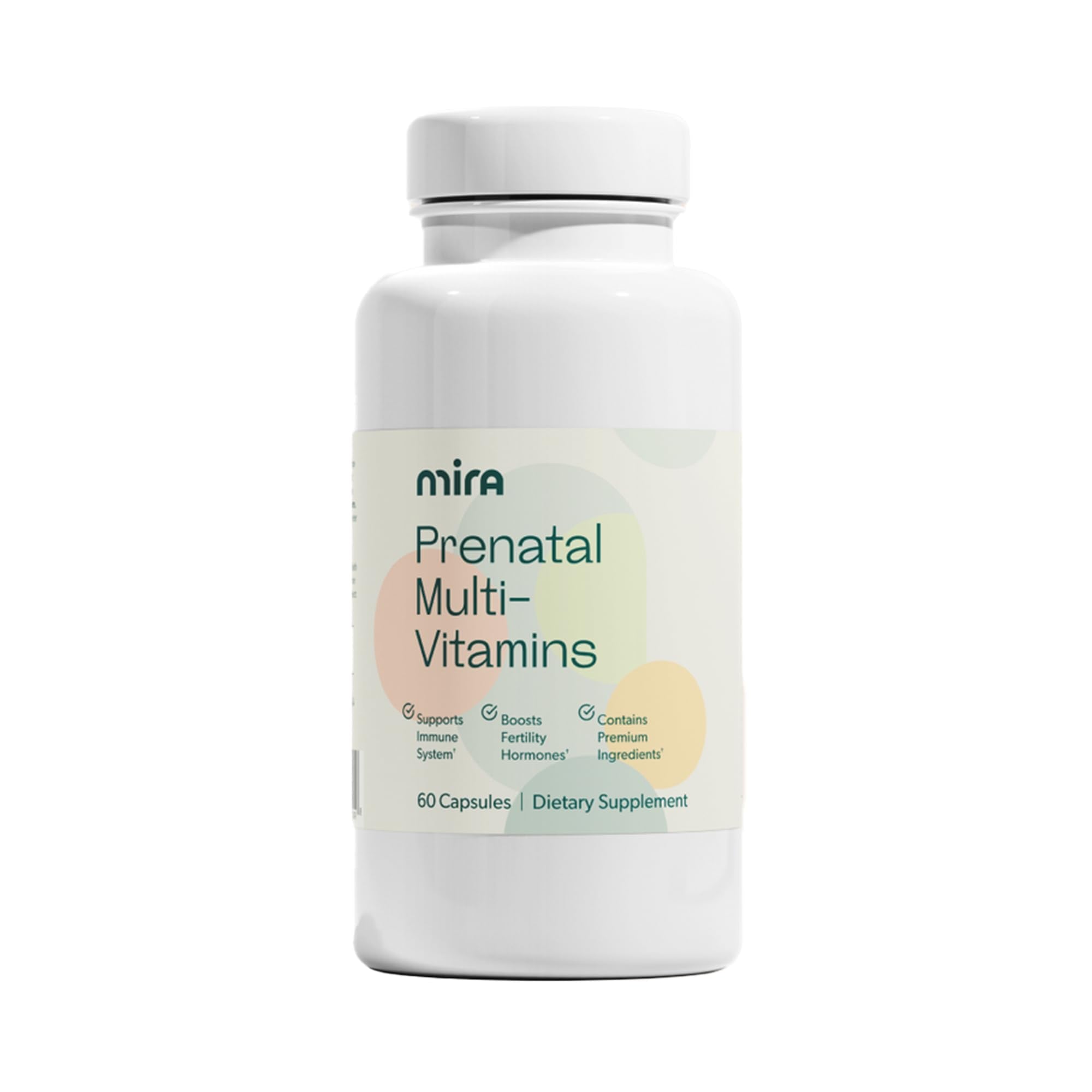 MIRA Prenatal Multivitamines – bouteille prête à l’emploi pour soutien prénatal.