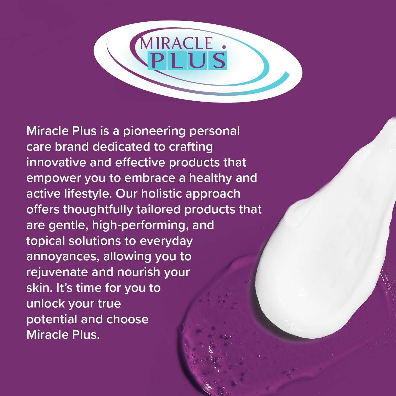 Miracle Plus Arnica Cream - hamamélis et calendula pour réduire l’irritation.