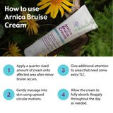 Miracle Plus Arnica Cream - vitamine K et L-Arginine pour la peau.