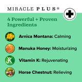 Miracle Plus Arnica Gel – application douce pour atténuer les marques.