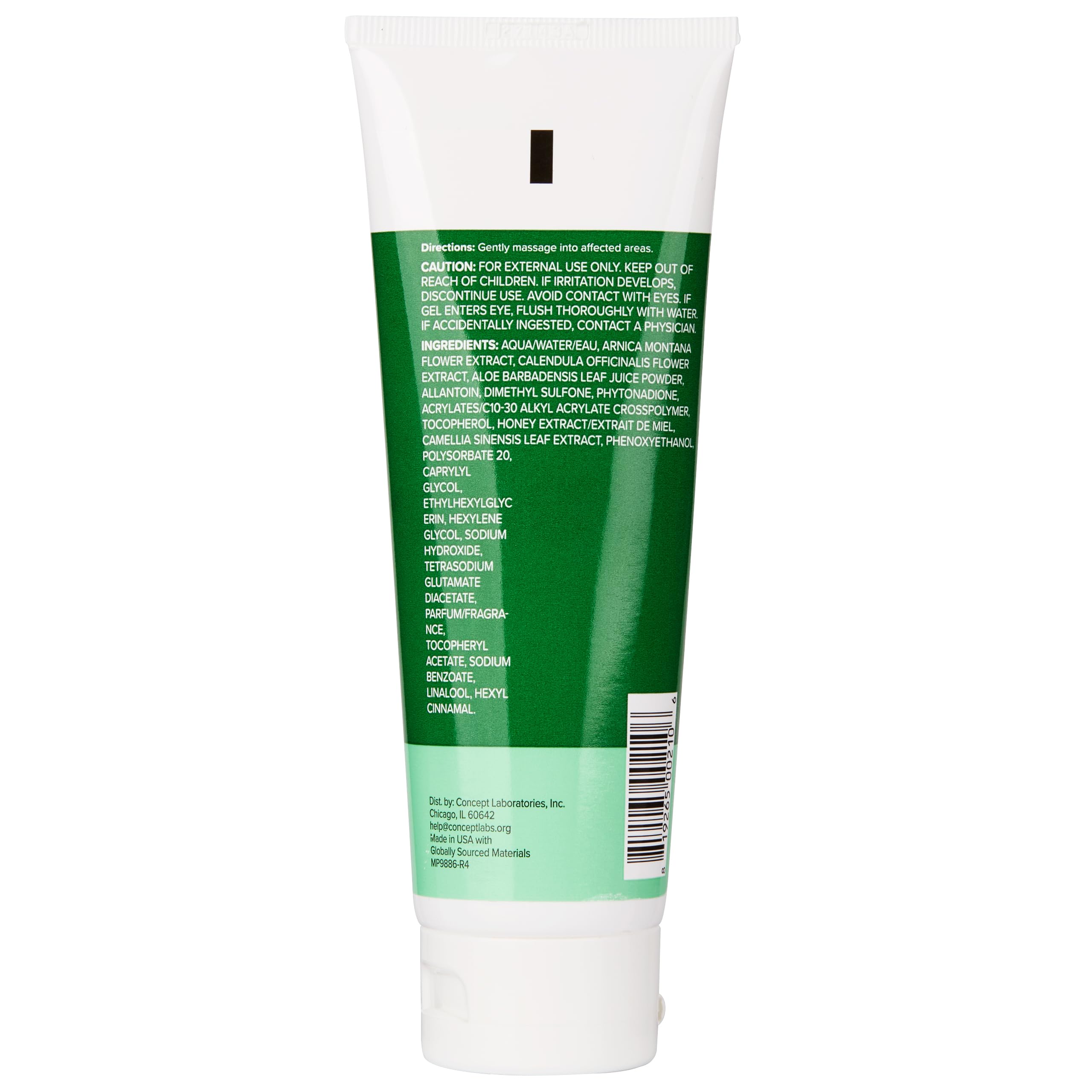 Miracle Plus Arnica Gel – formule hydratante sans résidu gras.