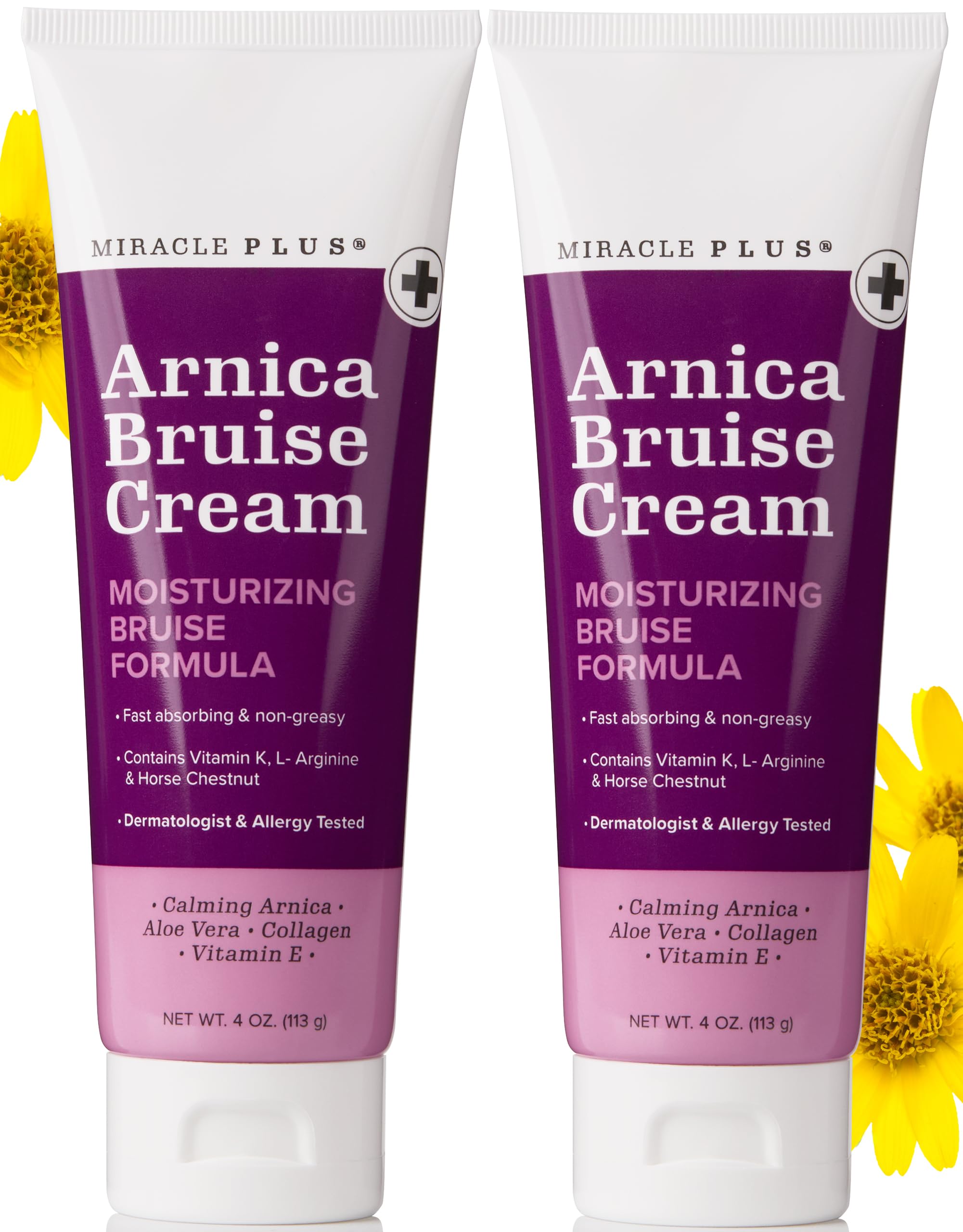 Miracle Plus Arnica Extra Force – tube; application facile pour ecchymoses et gonflement.