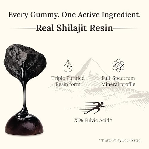 Gomme Shilajit Miresi énergie et vitalité au quotidien