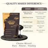 Gomme Shilajit Miresi immunité naturelle et bien-être