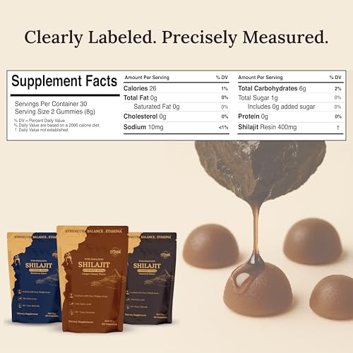 Gomme Shilajit Miresi sans additifs et pratique à emporter